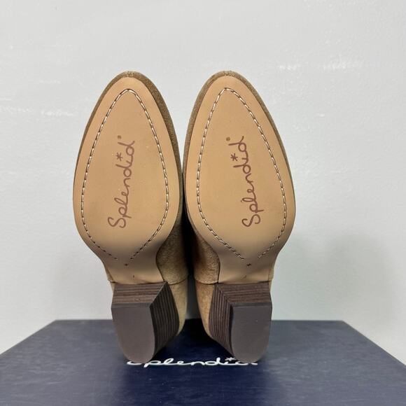 Splendid Paige Western Ankle Booties in Light Brown Size 7 - Picture 8 of 9